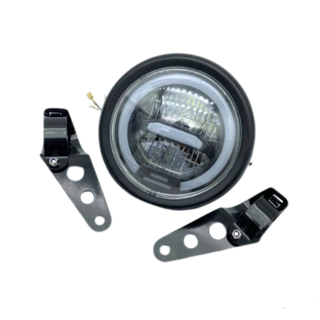 Universal Motorcycle Round Headlight (7")