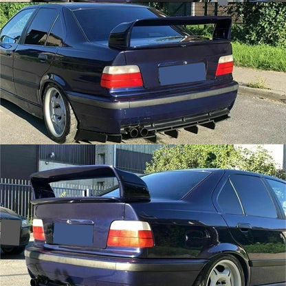 Custom GT Rear Boot Wing / Spoiler Compatible with BMW E36