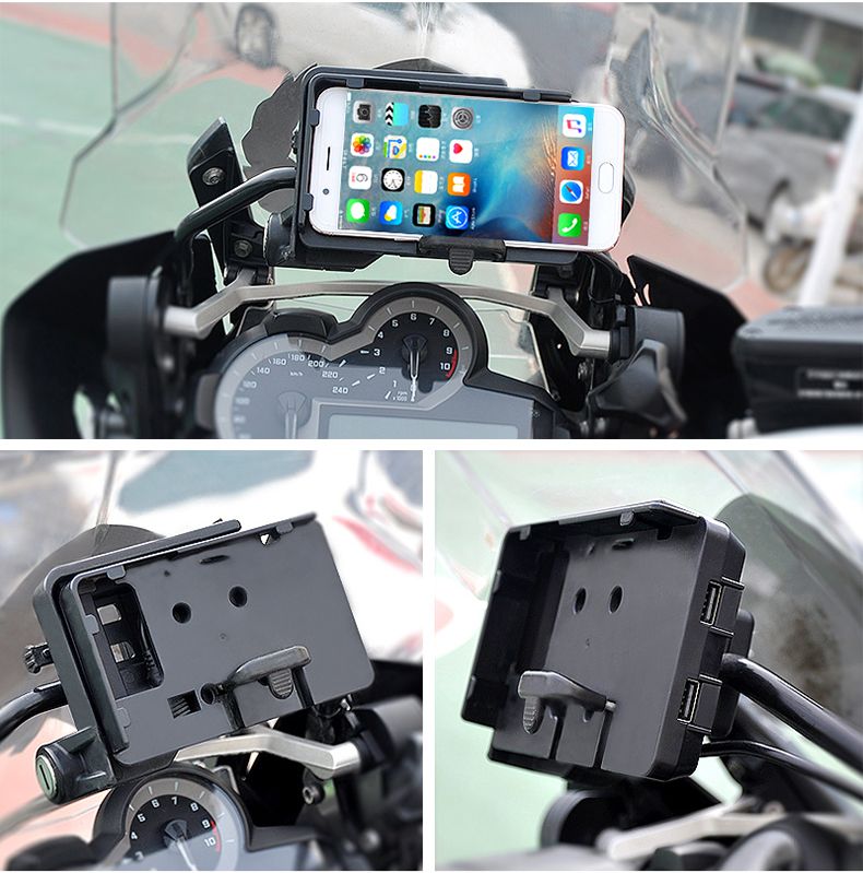Phone Mount For BMW Motorcycles (Fits on Navigation Bracket)