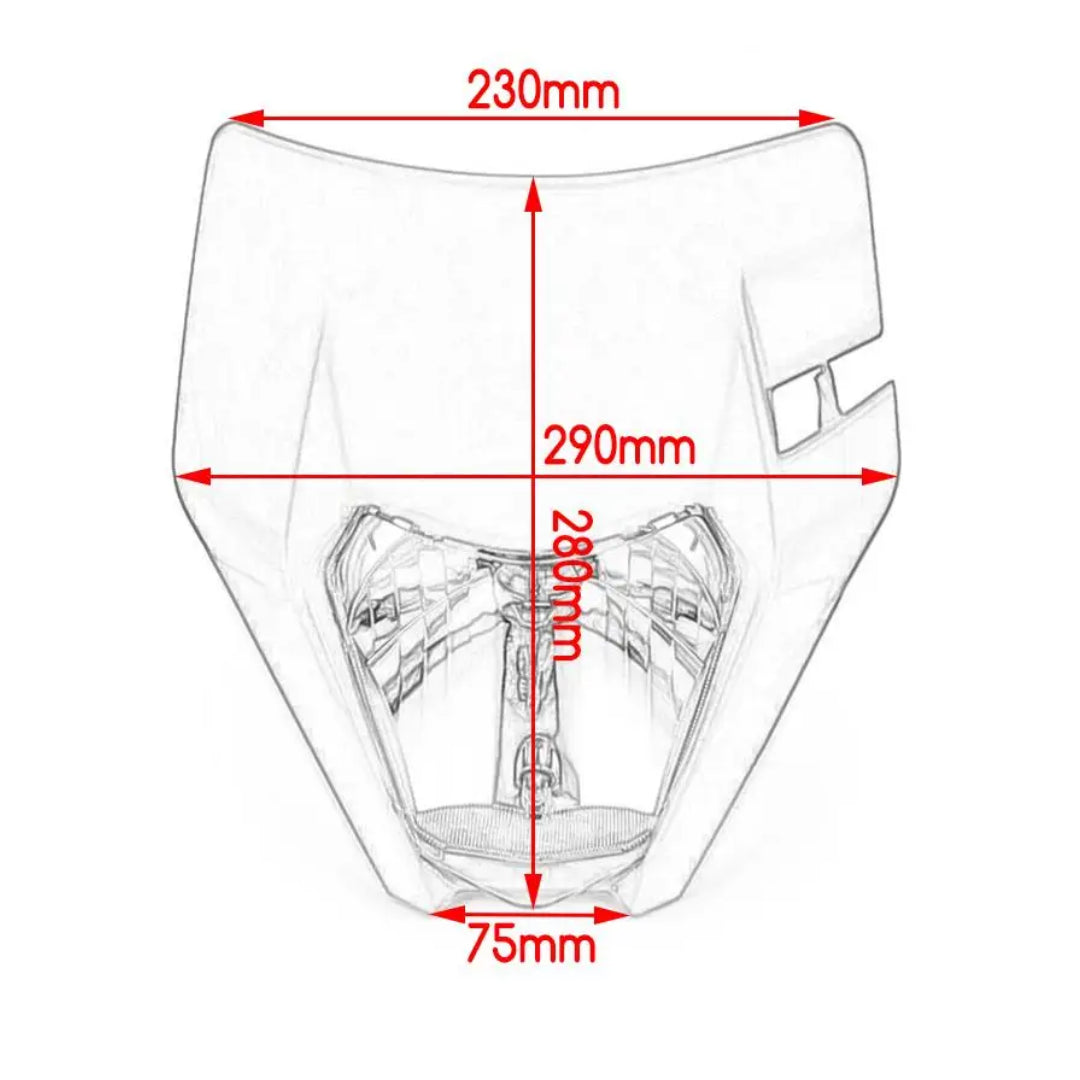 12V Motorcycle Bulb Headlight (#2)
