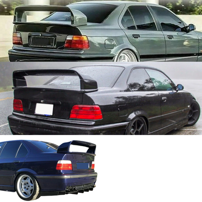 Custom GT Rear Boot Wing / Spoiler Compatible with BMW E36