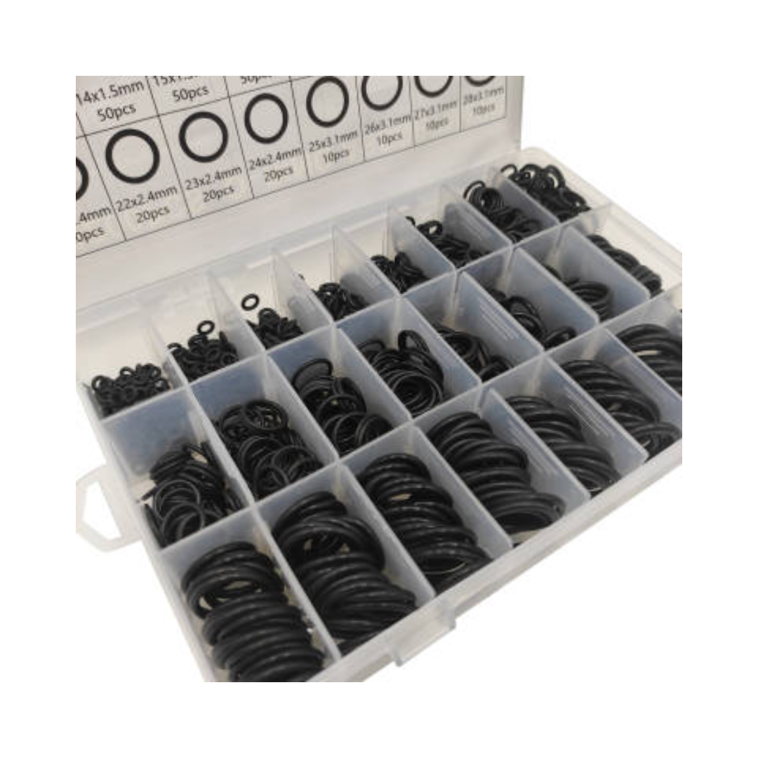 O-Ring Assortment Kit: 24 Sizes (1200-Piece)