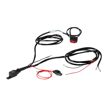 Motorcycle Spotlight Wiring Harness with Handlebar Switch (2-Light)