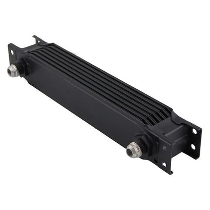 Oil Cooler, 7 Row, Aluminum, Black, An10, Small Fined Cooler, Slim Fit