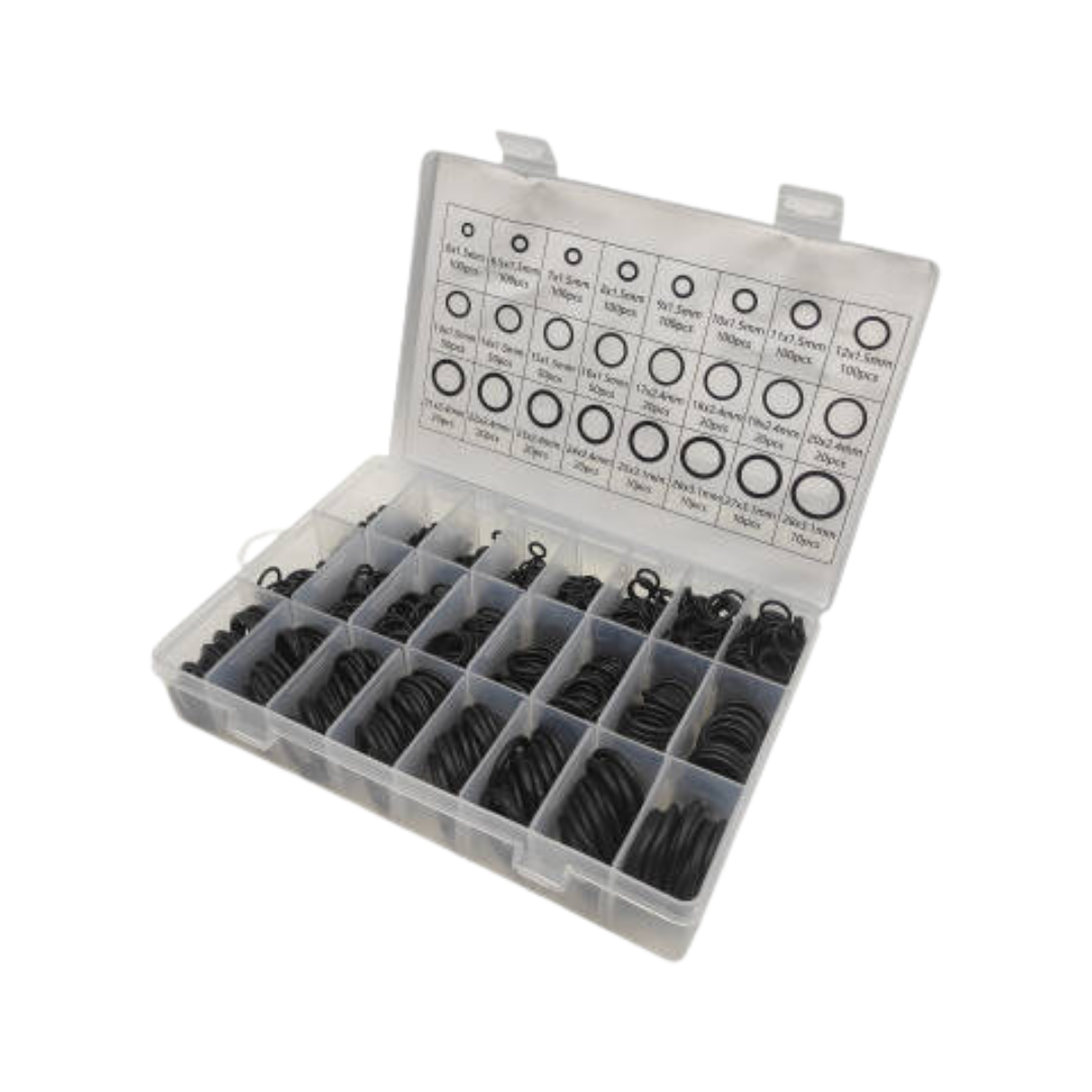 O-Ring Assortment Kit: 24 Sizes (1200-Piece)