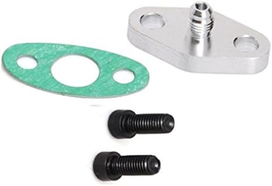 Oil Feed Fitting T3 T4 Oil Feed Fitting 2 Bolt Restrictor Fitting T3T4