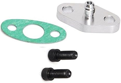 Oil Feed Fitting T3 T4 Oil Feed Fitting 2 Bolt Restrictor Fitting T3T4