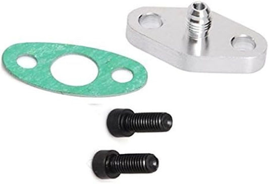 Oil Feed Fitting T3 T4 Oil Feed Fitting 2 Bolt Restrictor Fitting T3T4