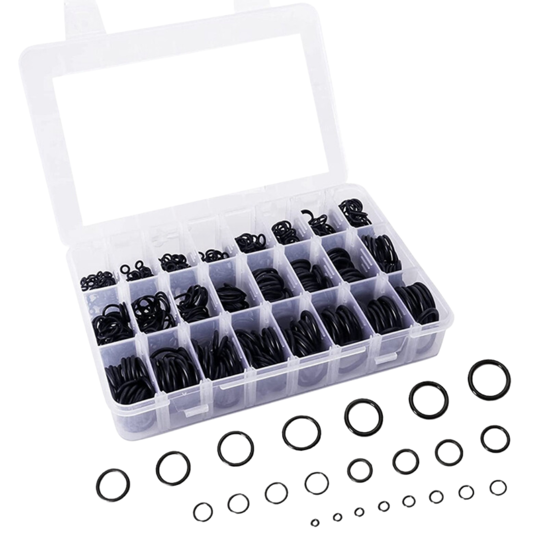O-Ring Assortment Kit: 24 Sizes (1200-Piece)