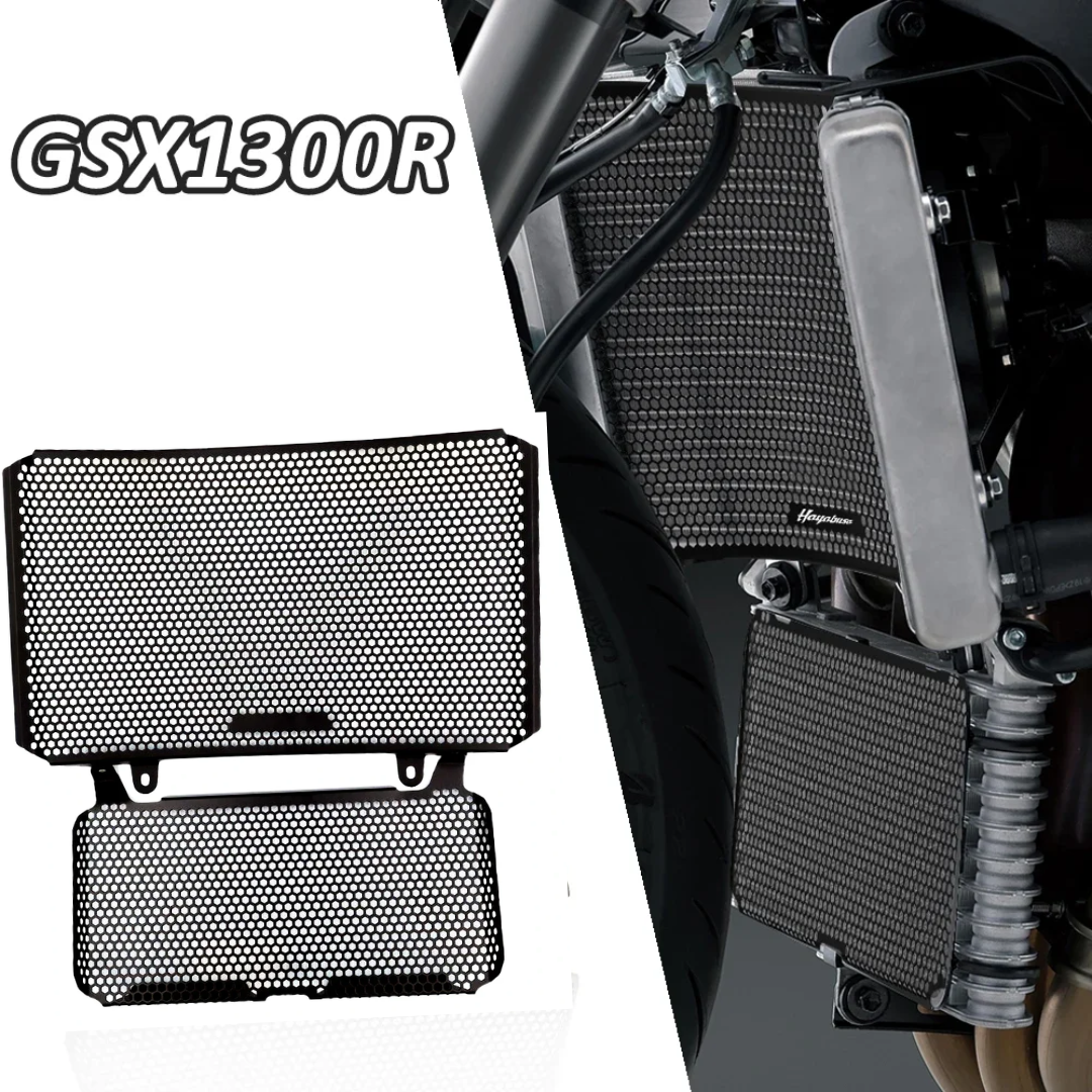 Radiator & Oil Cooler Guard Set Compatible with Suzuki GSX-R1300 Hayabusa (2008-)