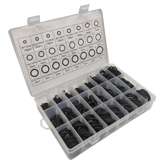 O-Ring Assortment Kit: 24 Sizes (1200-Piece)
