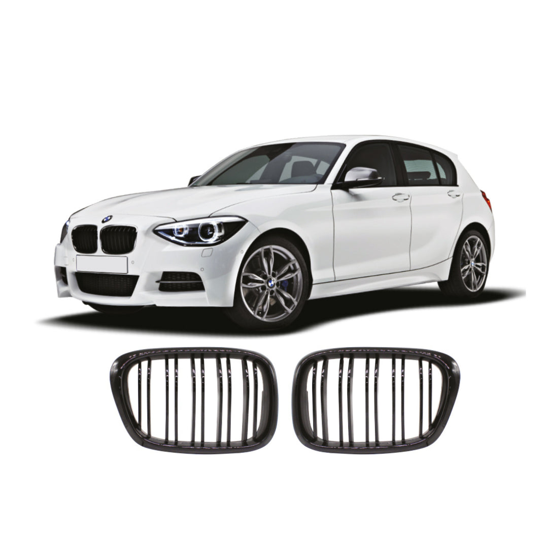 Pre-Face Kidney Grills Compatible with BMW F20 M-Style