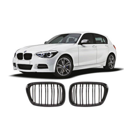Pre-Face Kidney Grills Compatible with BMW F20 M-Style