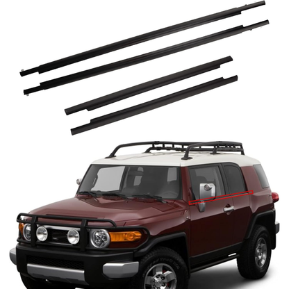 Aftermarket Window Weather Strip Trim Set: Toyota FJ Cruiser (4-Piece)