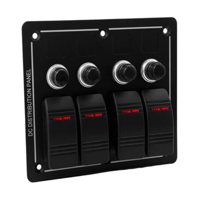 Automotive 4-Switch/ Circuit Breaker Panel