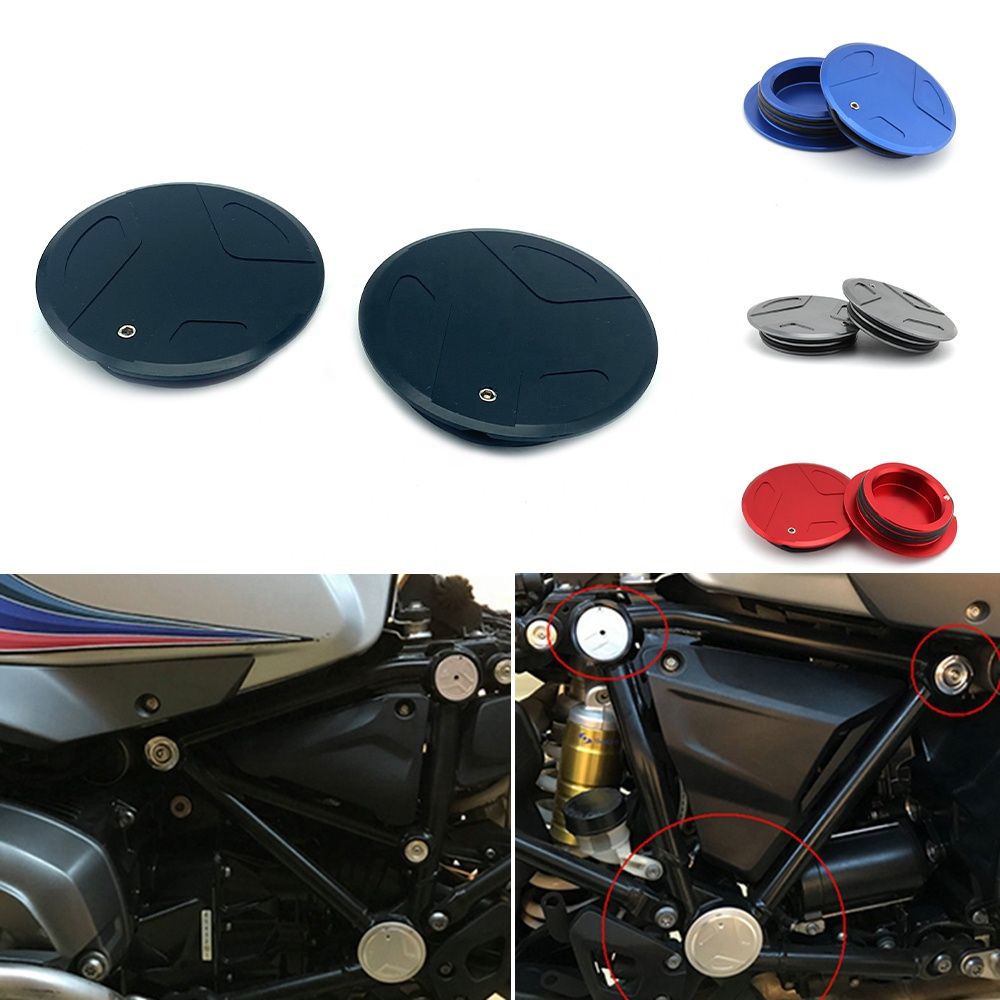 BMW R1200/1250GS/A Black Frame Plug (2 Piece)