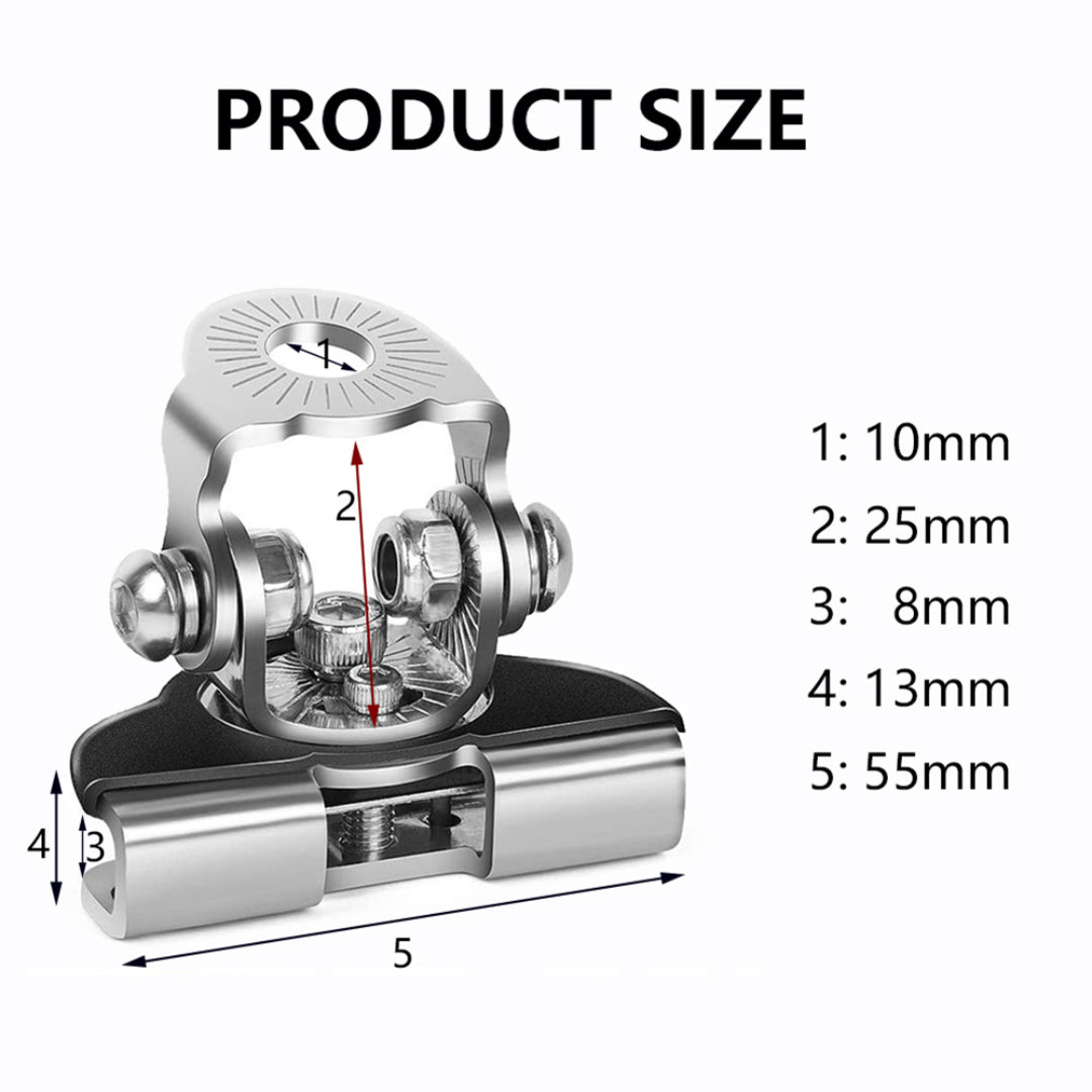 Automotive Bonnet Spotlight/ LED Bar Mounting Bracket Set