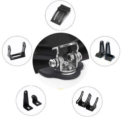 Automotive Bonnet Spotlight/ LED Bar Mounting Bracket Set