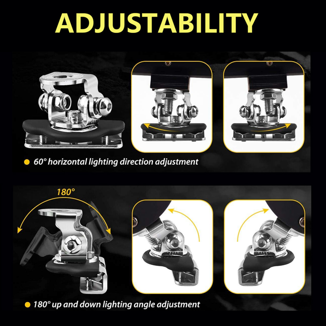 Automotive Bonnet Spotlight/ LED Bar Mounting Bracket Set