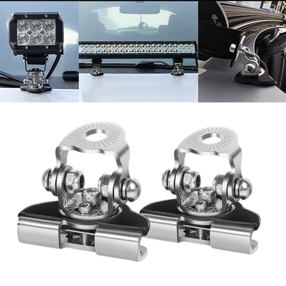 Automotive Bonnet Spotlight/ LED Bar Mounting Bracket Set