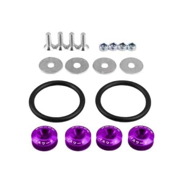 Quick release kit for Bumpers: Fixing Clips/ O-Rings/ Fasteners