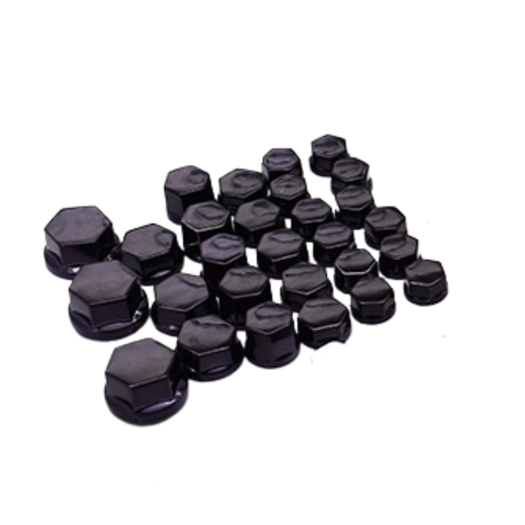 Motorcycle Plastic Bolt Cap Covers (30 Piece)