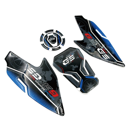 Tank, Fuel Cap & Knee Pads Sticker Pad Set: BMW G310GS (2016-)