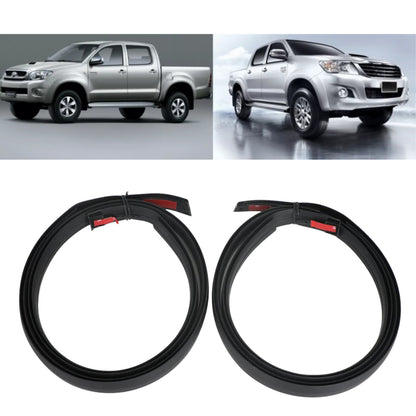 Roof Trim Strip Set Compatible with Toyota Hilux 4-Door (2005-2015)