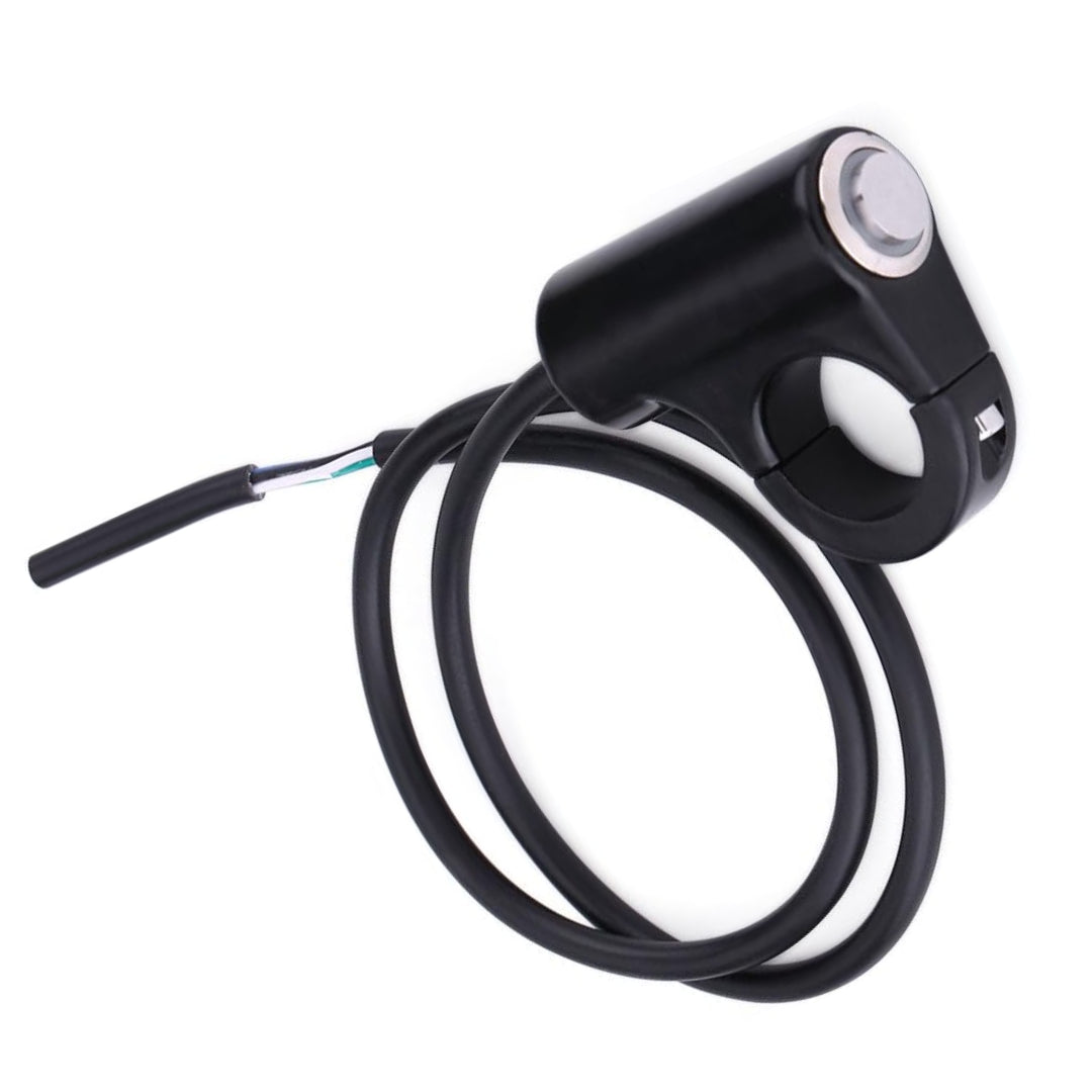 Motorcycle Handlebar Mount Switch with LED Light: 22mm - Blue