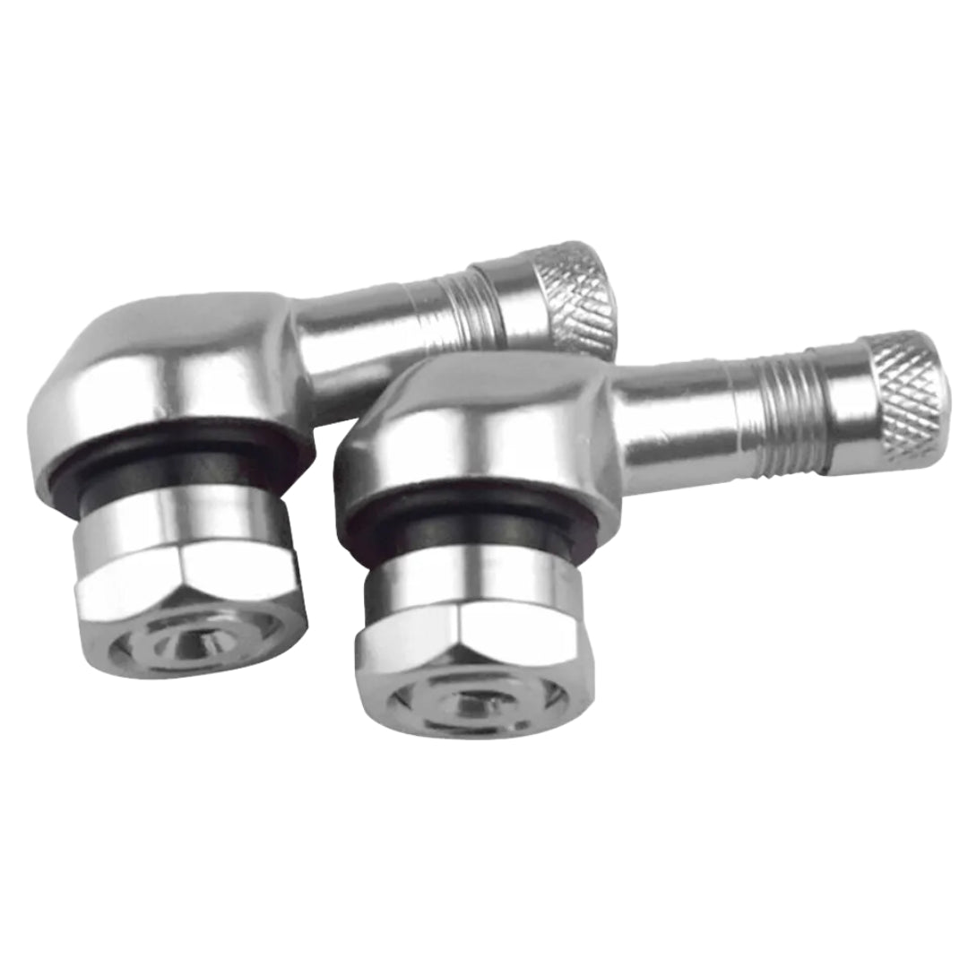 90 Degree Aluminium Tyre Valve 11.3mm Set (2-Piece)