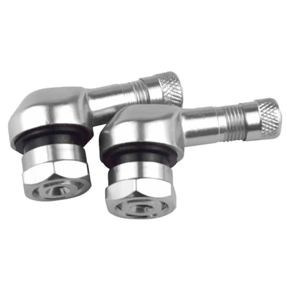 90 Degree Aluminium Tyre Valve 11.3mm Set (2-Piece)