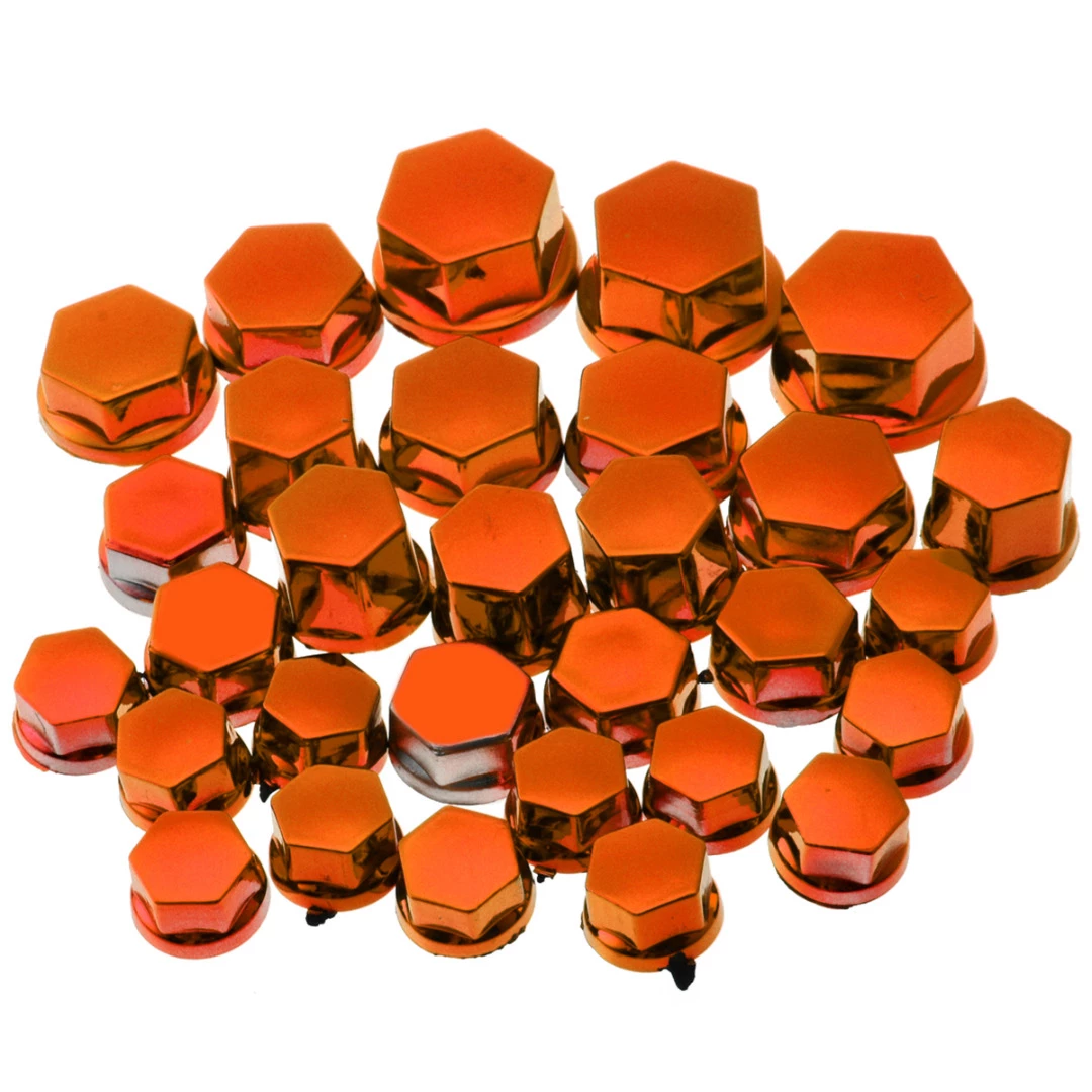 Motorcycle Plastic Bolt Cap Covers (30 Piece)