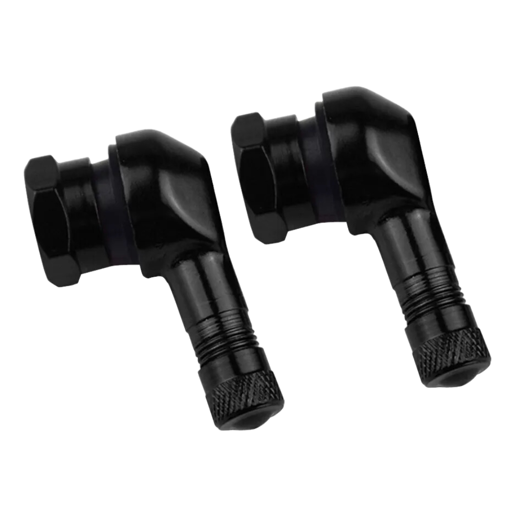 90 Degree Aluminium Tyre Valve 11.3mm Set (2-Piece)