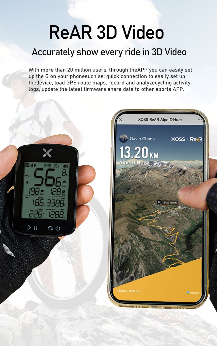 Xoss 2nd Generation G/G+ Cycling Computer