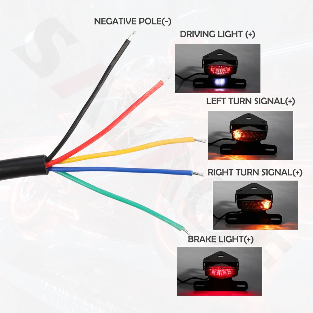 Tail Tidy & Integrated Tail Light compatible with Suzuki DRZ400