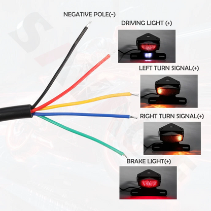 Tail Tidy & Integrated Tail Light compatible with Suzuki DRZ400