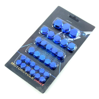 Motorcycle Plastic Bolt Cap Covers (30 Piece)