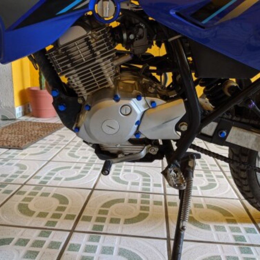 Motorcycle Plastic Bolt Cap Covers (30 Piece)