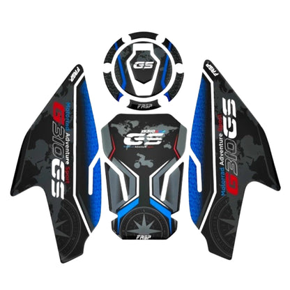 Tank, Fuel Cap & Knee Pads Sticker Pad Set: BMW G310GS (2016-)