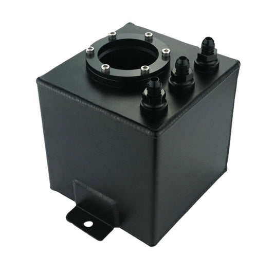 Aftermarket Billet Fuel Surge Tank: AN6 (2L) - Black