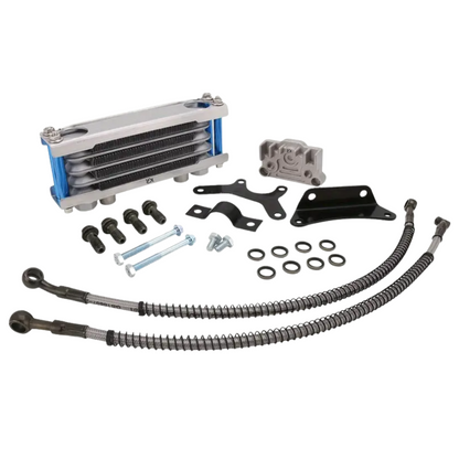 Oil Cooler Line/ Hoses & Sandwich Plate Adapter Set (AN10)
