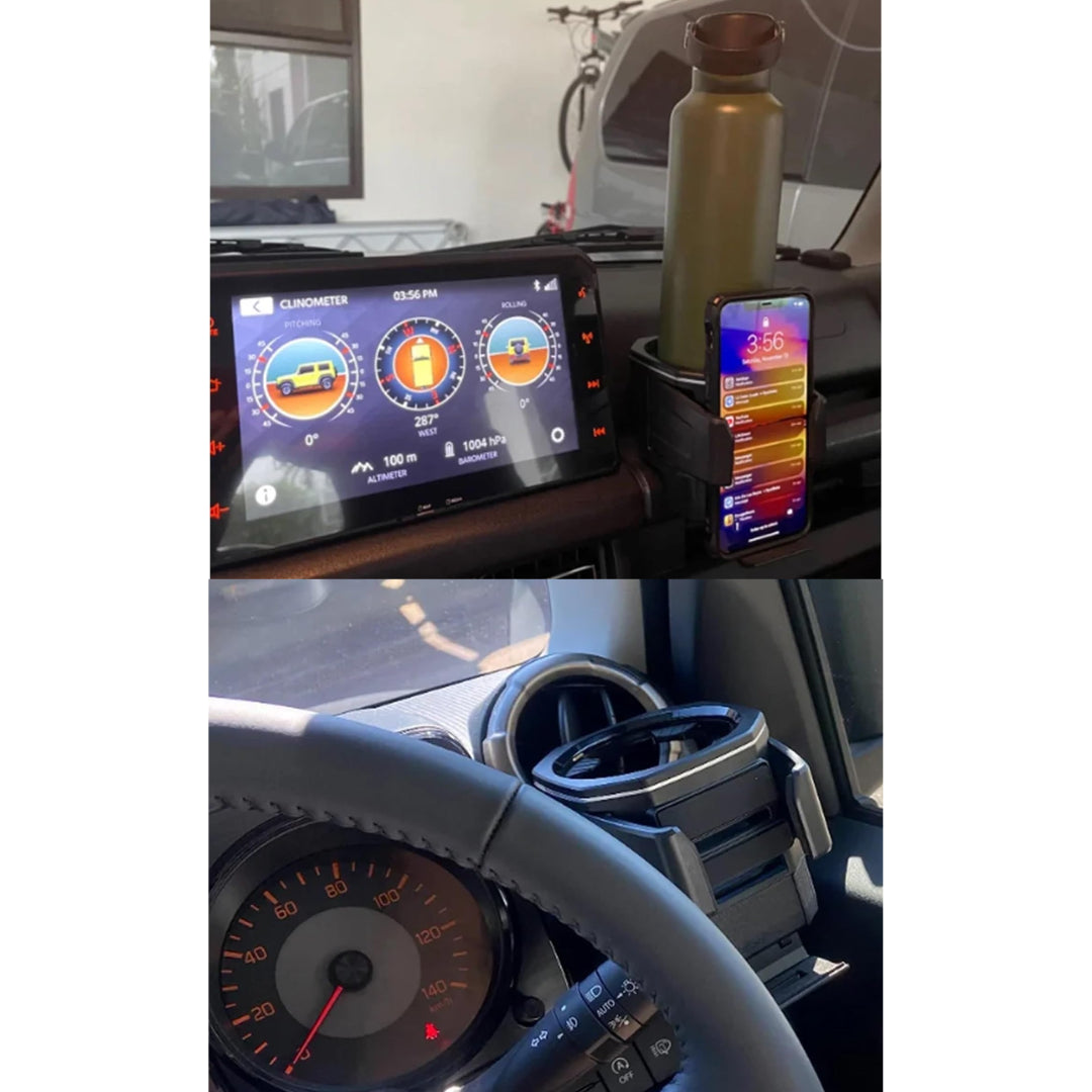 Front Cup & Phone Holder Compatible with Suzuki Jimny 3/5 Door(2019-)