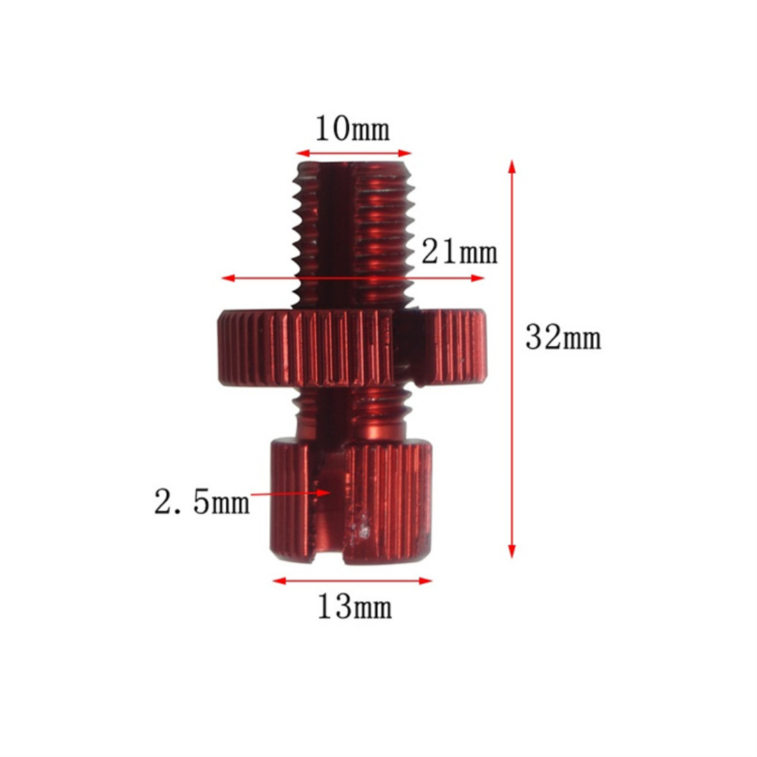Motorcycle Clutch Cable Adjuster Bolt 10mm - 2Piece