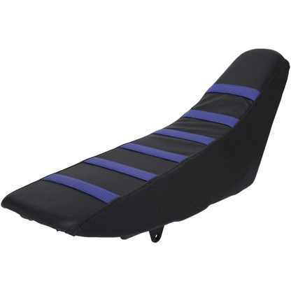 Custom Grip Seat Cover Compatible with Yamaha WR250F/ WR450F (2007-2016) - Black, Blue