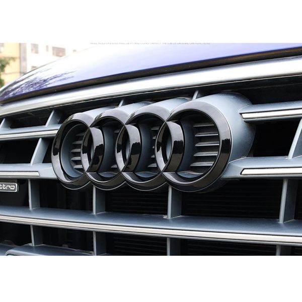 Audi 4 Rings Rear Badge Cover-Glossy Black(4RC-AD2-192-GBK)