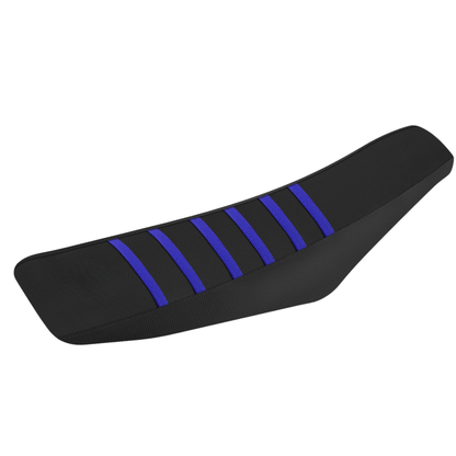 Custom Grip Seat Cover Compatible with Yamaha WR250F/ WR450F (2007-2016) - Black, Blue