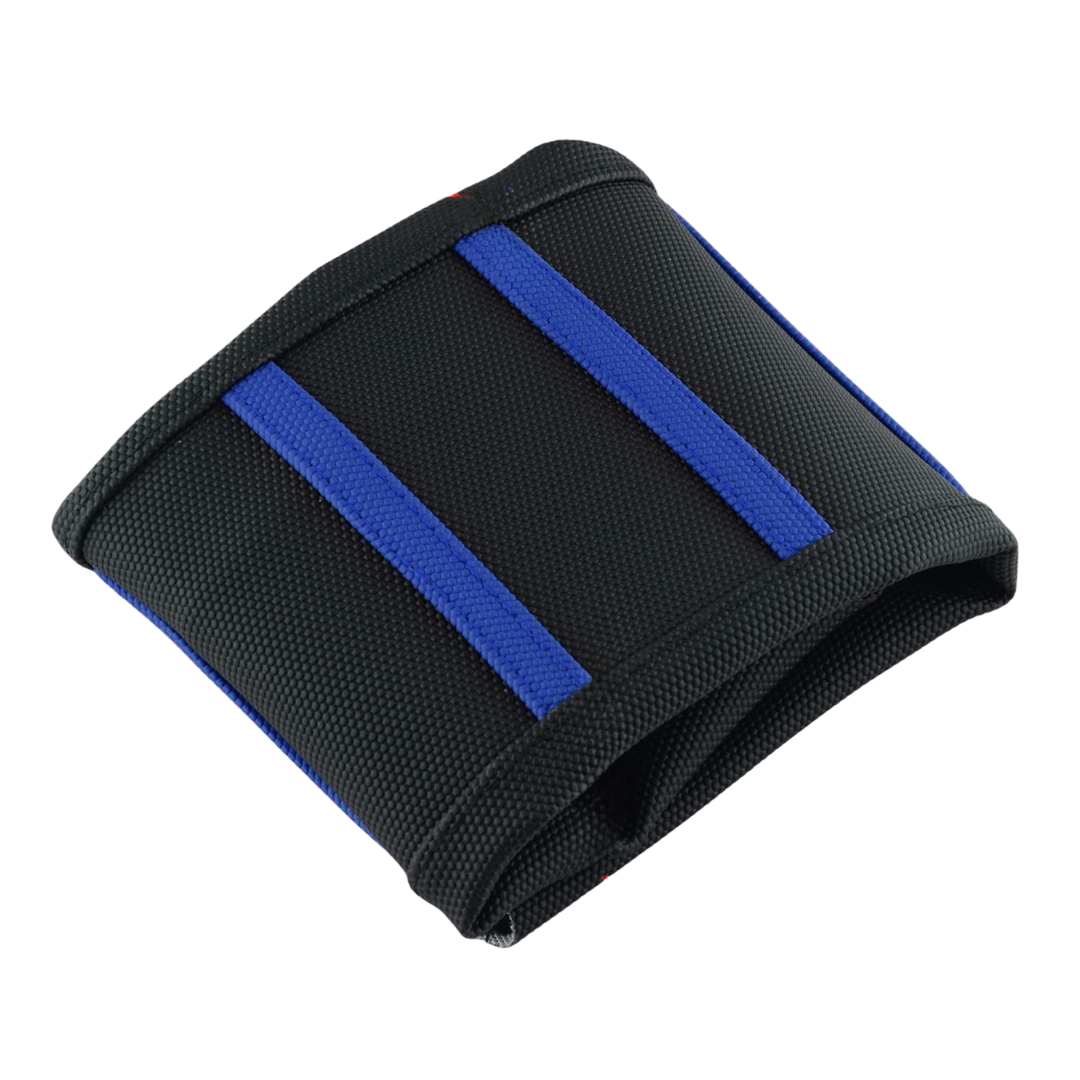 Custom Grip Seat Cover Compatible with Yamaha WR250F/ WR450F (2007-2016) - Black, Blue