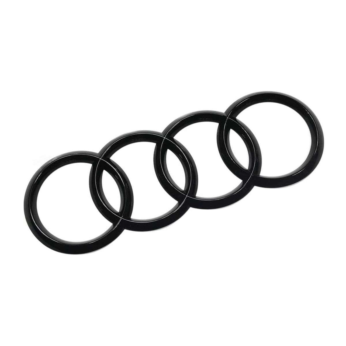 Audi 4 Rings Rear Badge Cover-Glossy Black(4RC-AD2-192-GBK)