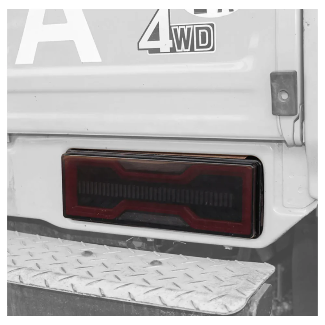 Aftermarket LED Tail Light Set Compatible with Land Cruiser 79 - Smoke Lens