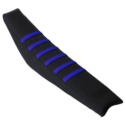 Custom Grip Seat Cover Compatible with Yamaha WR250F/ WR450F (2007-2016) - Black, Blue